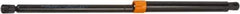 Associated Spring Raymond - 0.236" Rod Diam, 0.591" Tube Diam, 40 Lb Capacity, Gas Spring - Extension, 12" Extended Length, 3.5" Stroke Length, Composite Ball Socket, Nitride Coated Piston - Exact Tool & Supply