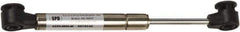Associated Spring Raymond - 0.236" Rod Diam, 0.591" Tube Diam, 40 Lb Capacity, Gas Spring - Extension, 7.5" Extended Length, 2" Stroke Length, Composite Ball Socket, Uncoated Piston - Exact Tool & Supply