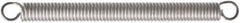 Associated Spring Raymond - 28mm OD, 130.78 N Max Load, 361mm Max Ext Len, Stainless Steel Extension Spring - 2.83 Lb/In Rating, 4.45 Lb Init Tension, 139mm Free Length - Exact Tool & Supply