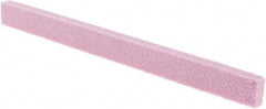 Made in USA - 80 Grit Aluminum Oxide Rectangular Polishing Stone - Very Soft Grade, 1/2" Wide x 6" Long x 1/4" Thick - Exact Tool & Supply