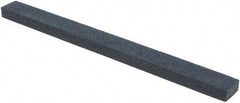 Made in USA - 150 Grit Silicon Carbide Rectangular Polishing Stone - Medium Grade, 1/2" Wide x 6" Long x 1/4" Thick - Exact Tool & Supply