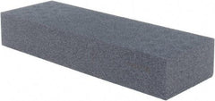 Made in USA - 6" Long x 2" Wide x 1" Thick, Silicon Carbide Sharpening Stone - Rectangle, 120 Grit, Coarse Grade - Exact Tool & Supply