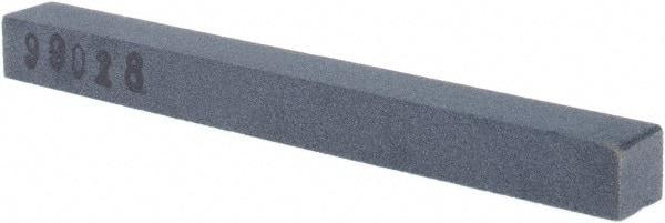 Made in USA - 3/8" Wide x 4" OAL x 3/8" Thick, Silicon Carbide Sharpening Stone - Square, Fine Grade, 280 Grit - Exact Tool & Supply