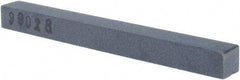 Made in USA - 3/8" Wide x 4" OAL x 3/8" Thick, Silicon Carbide Sharpening Stone - Square, Fine Grade, 280 Grit - Exact Tool & Supply
