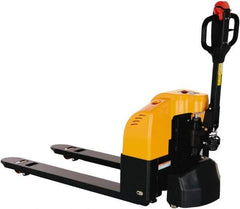 Vestil - 3,300 Lb Capacity, 7.78" Lift Electric Pallet Truck - 3.2" Min Lift Height, 48" Fork Length x 6-1/4" Fork Width, 28" Overall Width - Exact Tool & Supply