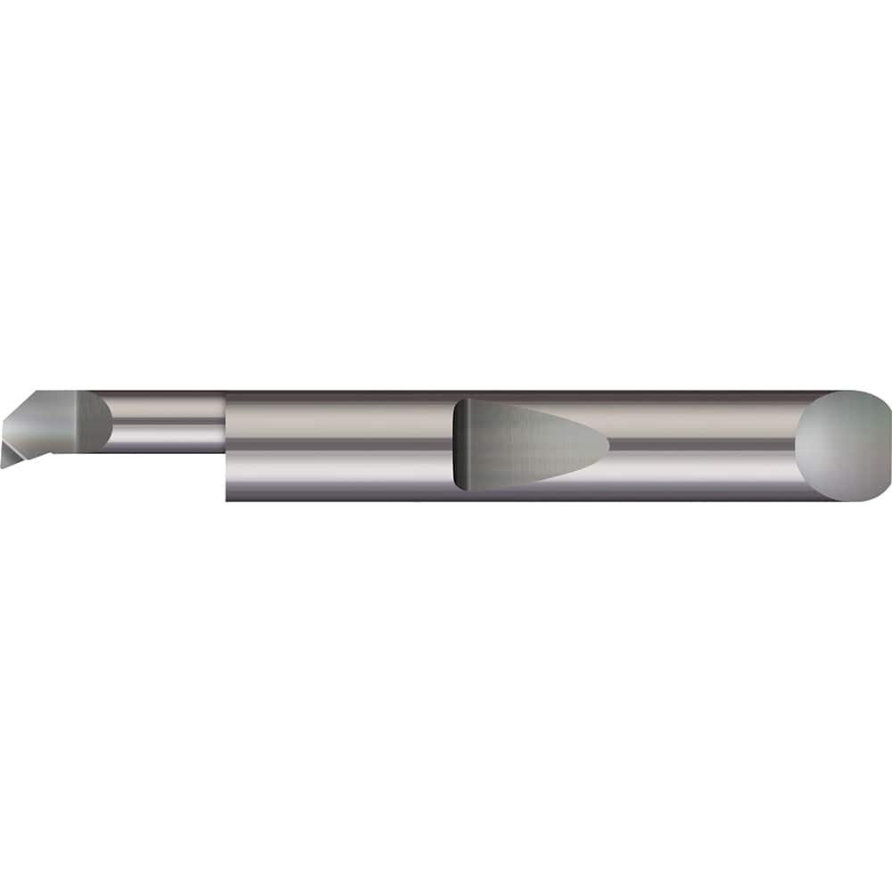 Micro 100 - Boring Bars; Minimum Bore Diameter (Decimal Inch): 0.0600 ; Maximum Bore Depth (Decimal Inch): 0.4000 ; Material: Solid Carbide ; Boring Bar Type: Boring ; Shank Diameter (Decimal Inch): 0.1875 ; Shank Diameter (Inch): 3/16 - Exact Tool & Supply