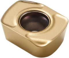 Seco - LPHT060310 ME05 Grade F40M Carbide Milling Insert - TiAlN/TiN Finish, 1/8" Thick - Exact Tool & Supply