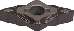 Kennametal - DNMG433 CT Grade KCU10 Carbide Turning Insert - AlTiN Finish, 55° Diamond, 1/2" Inscr Circle, 3/16" Thick, 3/64" Corner Radius - Exact Tool & Supply