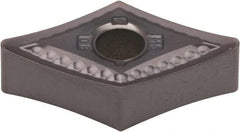 Kennametal - DNMG431 MS Grade KCU25 Carbide Turning Insert - AlTiN Finish, 55° Diamond, 1/2" Inscr Circle, 3/16" Thick, 1/64" Corner Radius - Exact Tool & Supply