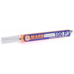 Value Collection - Markers & Paintsticks Type: Paint Marker Color: White - Exact Tool & Supply