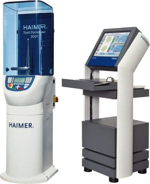 HAIMER - 43" Long x 32" Wide x 32" High, 32" Diam Capacity, 120V Power Source, Balancing Machine - 30" Height Measuring Capacity, HSK, SK, BT, CAT, BBT, Capto, KM - Exact Tool & Supply