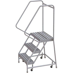 TRI-ARC - Rolling & Wall Mounted Ladders & Platforms Type: Rolling Warehouse Ladder Style: Rolling Safety Ladder - Exact Tool & Supply