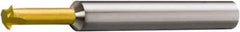 Sandvik Coromant - 16 to 50 TPI, 0.5mm to 1.5mm Pitch, Single Profile Thread Mill - 0.3071" Cut Diam, 5/16" Shank Diam, 3 Flute, 0.2165" Neck Diam, 63/64" Neck Length, 2.6772" OAL, TiAlN+TiN Finish - Exact Tool & Supply