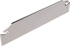 Seco - 0.984" Blade Height, 0.047" Blade Width, 5.91" OAL, Left Hand Cut, Double End Indexable Cut-Off Blade - 150.10A Blade, 150.10 Series - Exact Tool & Supply