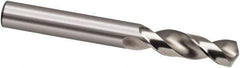 Guhring - 3/8" 130° Spiral Flute High Speed Steel Screw Machine Drill Bit - Bright Finish, Right Hand Cut, 43mm Flute Length, 89mm OAL, Cone Relief Point, Straight Shank - Exact Tool & Supply