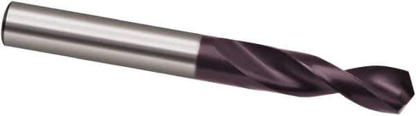 Guhring - 11.8mm 130° Parabolic Flute Powdered Metal Screw Machine Drill Bit - FIREX Finish, Right Hand Cut, 40mm Flute Length, 84mm OAL, Cone Relief Point, Straight Shank - Exact Tool & Supply