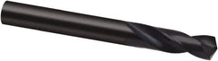 Guhring - 1.82mm 130° Spiral Flute Cobalt Screw Machine Drill Bit - Bright Finish, Right Hand Cut, 11mm Flute Length, 36mm OAL, Cone Relief Point, Straight Shank - Exact Tool & Supply