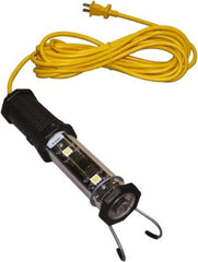 Made in USA - 120 VAC, 4 Watt, Electric, LED Portable Handheld Work Light - 25' Cord, 1 Head - Exact Tool & Supply