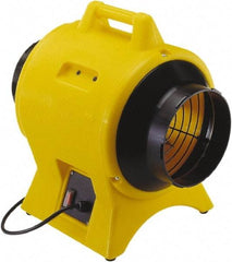 Schaefer Ventilation Equipment - 8" Inlet, Electric AC Ventilation Fan - 0.25 hp, 877 CFM, 115 Max Voltage Rating - Exact Tool & Supply