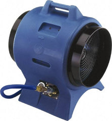 Schaefer Ventilation Equipment - 12" Inlet, Pneumatic Ventilation Fan - 1.5 hp, 2,063 CFM, Explosion Proof, 220 Max Voltage Rating - Exact Tool & Supply