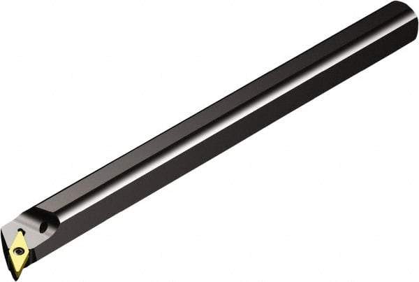 Sandvik Coromant - 1.5787" Min Bore Diam, 12" OAL, 1-1/4" Shank Diam, A..SVPBR/L Indexable Boring Bar - Screw-On Holding Method - Exact Tool & Supply