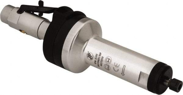 PRO-SOURCE - 1/4" Collet, Straight Handle, Air Straight Die Grinder - 25,000 RPM, Rear Exhaust, 2.28 CFM, 0.76 hp, 90 psi, 3/8 NPT Inlet - Exact Tool & Supply