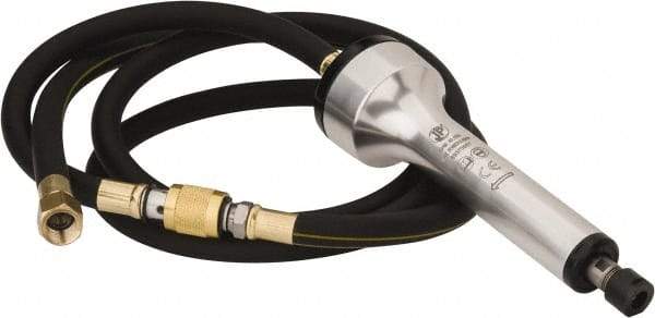 PRO-SOURCE - 1/4" Collet, Straight Handle, Air Straight Die Grinder - 40,000 RPM, Rear Exhaust, 1.71 CFM, 0.45 hp, 90 psi, 1/4 NPT Inlet - Exact Tool & Supply