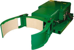 Valley Craft - 2,000 Lb Load Capacity, 30, 55 & 85 Gal Forklift Drum Rotator - Steel Wheels - Exact Tool & Supply