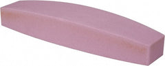 Grier Abrasives - 120 Grit Aluminum Oxide Boat (Shape) Polishing Stone - Exact Tool & Supply