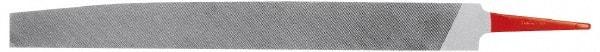 Simonds File - 4" Long, Second Cut, Knife American-Pattern File - Double Cut, Tang - Exact Tool & Supply