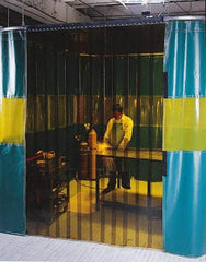Singer Safety - 7' High x 6' Wide x 0.08mm Thick Bronze Welding Strip Curtain - Bronze - Exact Tool & Supply