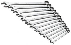 SK - 12 Piece, 8 to 19mm, 12 Point Combination Wrench Set - Exact Tool & Supply