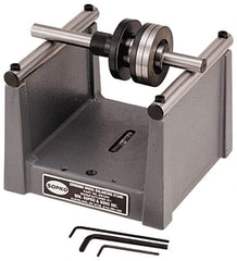 Sopko - 6-1/2" Wide x 4-13/16" High, Wheel Balancing Stand - 4" Throat - Exact Tool & Supply