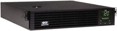 Tripp-Lite - 20 Amp, 3,000 VA, Tower & Rack Mount Line Interactive Backup Uninterruptible Power Supply - Backup 3 min with Full Load & 10 min with Half Load, 120 VAC Input & Output, 2,880 Watt Output, 1 Phases, 8 Outlets - Exact Tool & Supply