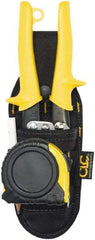 CLC - General Purpose Holster with 3 Pockets - Ballistic Polyester, Black - Exact Tool & Supply