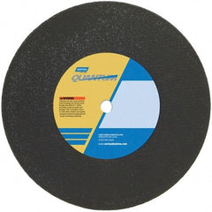 Norton - 16" Ceramic Cutoff Wheel - 5/32" Thick, 1" Arbor - Exact Tool & Supply