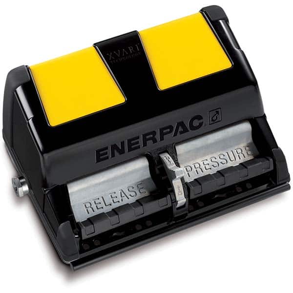 Enerpac - Power Hydraulic Pumps & Jacks Type: Air-Hydraulic Pressure Rating (psi): 5000 - Exact Tool & Supply