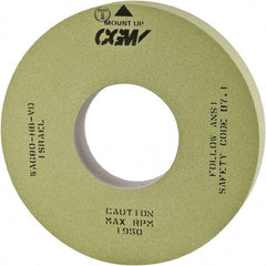 Camel Grinding Wheels - 16" Diam x 5" Hole x 3" Wide Centerless & Cylindrical Grinding Wheel - 80 Grit, Aluminum Oxide, Type 1, Vitrified Bond, No Recess - Exact Tool & Supply