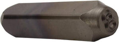 C.H. Hanson - 5/32" Character Size, 8 Character, Heavy Duty Individual Steel Stamp - Exact Tool & Supply
