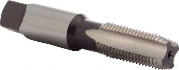 DORMER - 1/4-18 NPSM Thread, 4 Flute Standard Pipe Tap - 75mm OAL, 27mm Thread Length, Bright Finish, High Speed Steel - Exact Tool & Supply