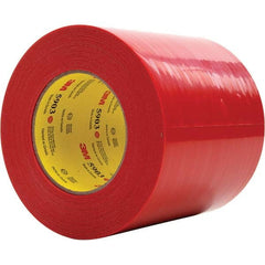 3M - 60 Yd x 5" x 7.5 mil Red Polyethylene Cloth Duct Tape - Exact Tool & Supply