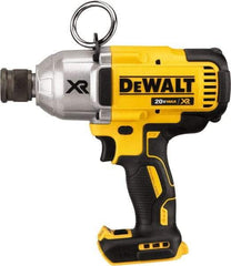 DeWALT - 7/16" Drive 20 Volt Mid-Handle Cordless Impact Wrench & Ratchet - 400/900/1,200 RPM, 0 to 2,400 BPM, 500 Ft/Lb Torque, Lithium-Ion Batteries Not Included - Exact Tool & Supply