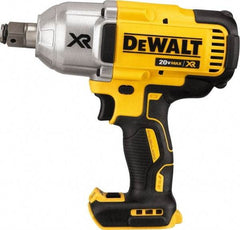 DeWALT - 3/4" Drive 20 Volt Mid-Handle Cordless Impact Wrench & Ratchet - 400/900/1,200 RPM, 0 to 2,400 BPM, 700 Ft/Lb Torque, Lithium-Ion Batteries Not Included - Exact Tool & Supply