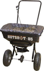 Meyer Products - 85 Lb Carbon Steel & Polypropylene Walk Behind Broadcast Landscape Spreader - 10" Pneumatic Wheels - Exact Tool & Supply