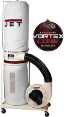 Jet - 5µm, Portable Dust Collector - 1,100 CFM Air Flow - Exact Tool & Supply