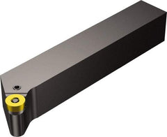 Sandvik Coromant - PRGCR/L, Right Hand Cut, 25mm Shank Height x 25mm Shank Width, Neutral Rake Indexable Turning Toolholder - 150mm OAL, RCMX 10 03 00 Insert Compatibility, Series T-Max P - Exact Tool & Supply
