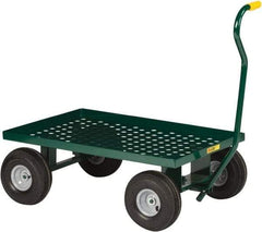 Little Giant - 1,200 Lb Capacity Steel Nursery Wagon - Steel Deck, 24" OAW - Exact Tool & Supply