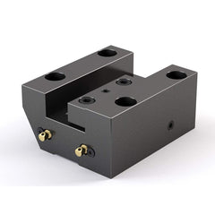 Global CNC Industries - Turret & VDI Tool Holders; Type: Mazak OD Facing Block ; Clamping System: 114mm X 101mm ; Tool Axis: OD ; Through Coolant: No ; Outside Diameter (Decimal Inch): 1.2500 ; Additional Information: 4 Mounting Holes - Exact Tool & Supply