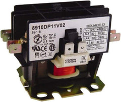 Square D - 2 Pole, 20 Amp Inductive Load, Definite Purpose Contactor - 30 Amp Resistive Rating - Exact Tool & Supply