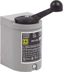 Square D - NEMA, Enclosed Manual Motor Starter - 1-1/2 hp at 115 VAC, 2 hp at 200 VAC, 2 hp at 230 VAC & 2 hp at 575 VAC, CSA LR25490 Class 3211 05, NEMA 1 & UL Listed File E42243 CCN NLRV - Exact Tool & Supply